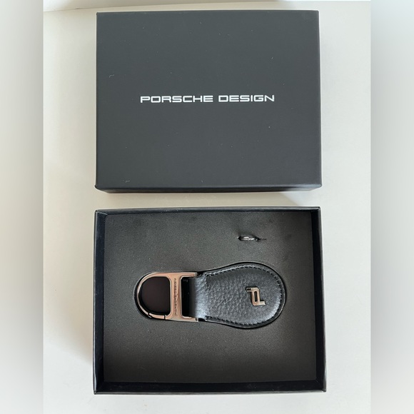 Porsche Design Keyring Drop black leather - Picture 5 of 5
